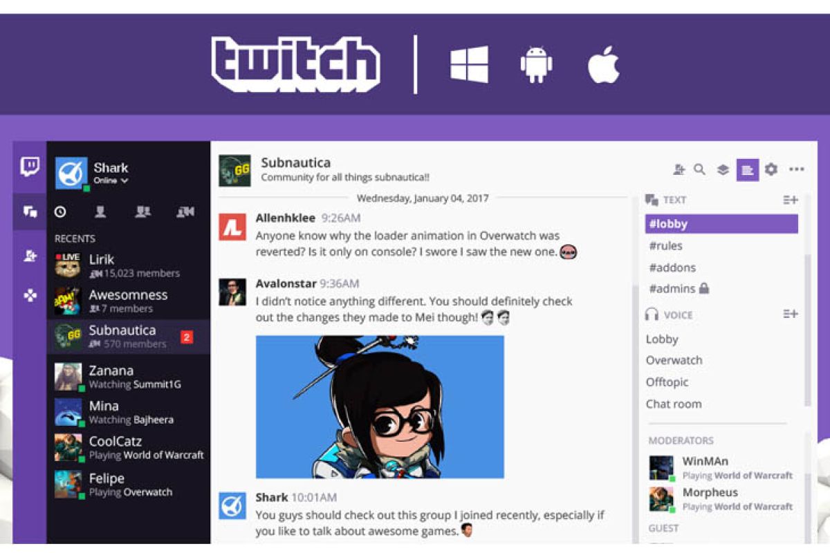 Twitch perbolehkan streamer untuk streaming di dalam dalam berbagai layanan